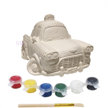 Paint Your Own Taxi Money Box